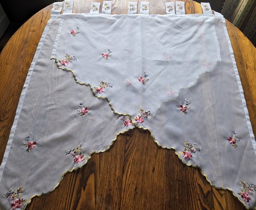 Sets semisheer swag valances - 2,