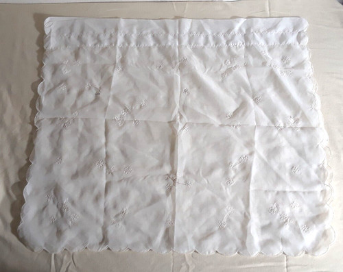 Set white curtain valance - set, of